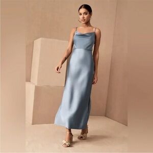 BHLDN Light Blue Midi Dress